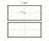 Шатунный подшипник GLYCO 71-3929/4 STD (71-3929/4)