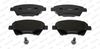 Комплект тормозных колодок, дисковый тормоз FERODO FDB1544 (23930)