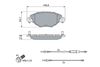 Bosch Brake Pad Set, disc brake 0 986 424 582