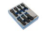 Laser Tools Long Impact Star Socket Bit Set 1/2"D 7pc