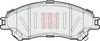 APEC Brake Pad Set, disc brake PAD2026