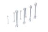 KS Tools CHROME+Doppelgabelschl&uuml;ssel Satz
