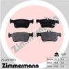 Набір гальмівних колодок, дисковий гальмо ZIMMERMANN 22429.150.1 (22429, D1878-9106, 22430, 22431)