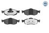 Meyle 025 213 9418/PD Brake Pad Set, disc brake
