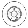 Borg & Beck brake disc pair - BBD4721