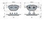 Bosch Brake Pad Set, disc brake 0 986 494 955
