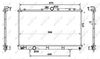 Радиатор, охлаждение двигателя NRF 53779