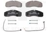 Комплект гальмівних колодок, дискове гальмо NK 222395