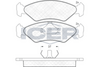 комплект спирачно феродо, дискови спирачки