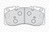 Sada brzdových destiček, kotoučová brzda FVR4038