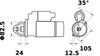MAHLE Starter 12 V / 3,0 kW - MS 332