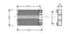 Теплообменник, отопление салона AVA QUALITY COOLING MSA6312 (351311181)