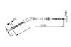 Bosch Cable Pull, parking brake 1 987 477 036 (1987477036)