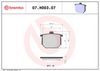 BREMBO Brake Pad Set, disc brake 07HO0307
