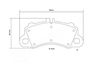 BREMBO High Performance Brake Pad Set 07.D435.63