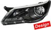 SADA HLAVNICH SVETLOMETU VW TIGUAN - BLACK DESIGN 1ED247038-831
