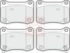 APEC Brake Pad Set, disc brake PAD1673