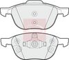 APEC Brake Pad Set, disc brake PAD1821