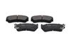 Комплект гальмівних колодок, дискове гальмо KAVO PARTS KBP-6508
