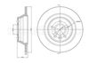 Тормозной диск CIFAM 800-1202C