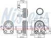 Nissens Oil Cooler, engine oil 90970