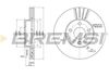 Гальмівний диск BREMSI CD7559V (DBB559V)