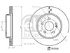 Гальмівний диск FEBI BILSTEIN 107224