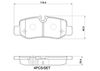 BREMBO Brake Pad Set, disc brake P 50 126G