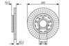 Bosch Brake Disc 0 986 479 C89
