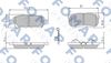 Комплект тормозных колодок, дисковый тормоз FOMAR Friction FO 921781 (24014, 24015)