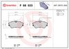 BREMBO Brake Pad Set, disc brake P 68 023