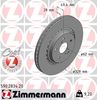 Гальмівний диск ZIMMERMANN 590.2834.20