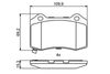 Bosch Brake Pad Set 0 986 494 708 (0986494708)