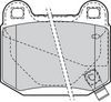 комплект спирачно феродо, дискови спирачки