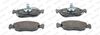 Ferodo Brake Pad Set, disc brake FDB876