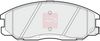 APEC Brake Pad Set, disc brake PAD1163