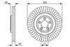 Bosch Brake Disc 0 986 479 754