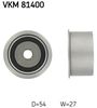 SKF Deflection Pulley/Guide Pulley, timing belt VKM 81400