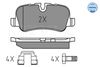 Meyle Brake Pad Set, disc brake 025 241 9217