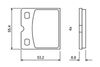 Bosch Brake Pad Set, disc brake 0 986 494 775