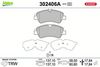 Sada brzdových destiček, kotoučová brzda 302406A