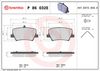 BREMBO Brake Pad Set, disc brake P 86 032E