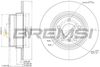 Гальмівний диск BREMSI CD7255S (DBB255S)