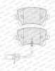 Ferodo Brake Pad Set, disc brake FDB5451