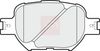 APEC Brake Pad Set, disc brake PAD1180