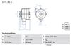 Bosch Alternator 0 986 030 720