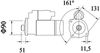 MAHLE Getriebestarter 24 V / 7,5 kW - MS 208