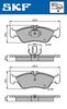 Комплект гальмівних колодок, дискове гальмо SKF VKBP 90362 (21592)