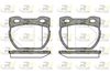 Комплект тормозных колодок, дисковый тормоз ROADHOUSE 2584.00 (PSX258400, 23471)