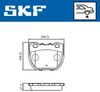 SKF Brake Pad Set, disc brake VKBP 90514